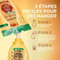 4349 GAR ecom haircare ultradoux doypack Jul2024 honeytreasure howto FR