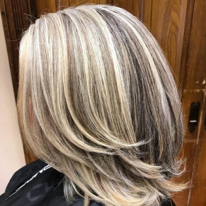 quel balayage sur cheveux blancs