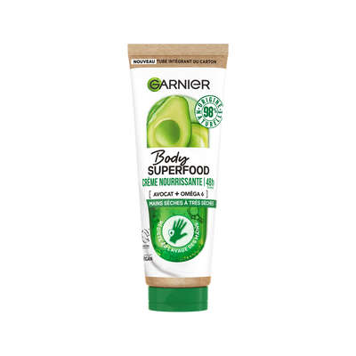 Packshot_CrmeMains_Avocat_BodySuperfood_Garnier
