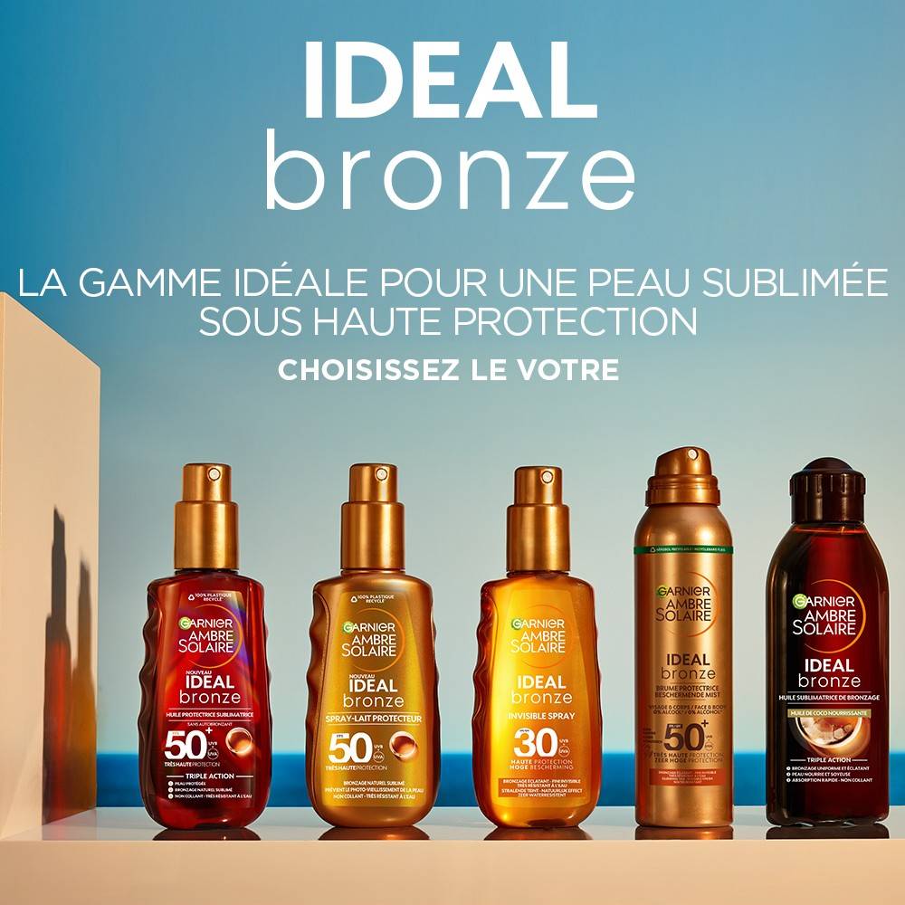 6 3084 GAR garnier ecom ambresolaire idealbronze milk 1oct23 Range V3