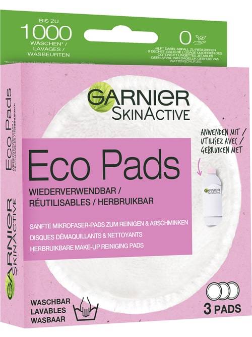 Eco Pads Disques démaquillants réutilisables - Garnier