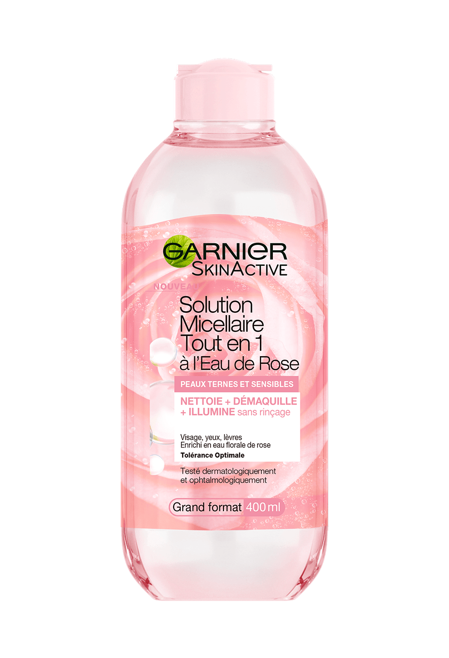 GARNIER Eau micellaire Eau de rose