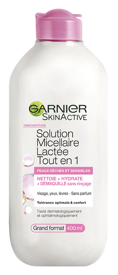 Solution Micellaire Tout en 1 Peaux Sèches et Sensibles - Garnier