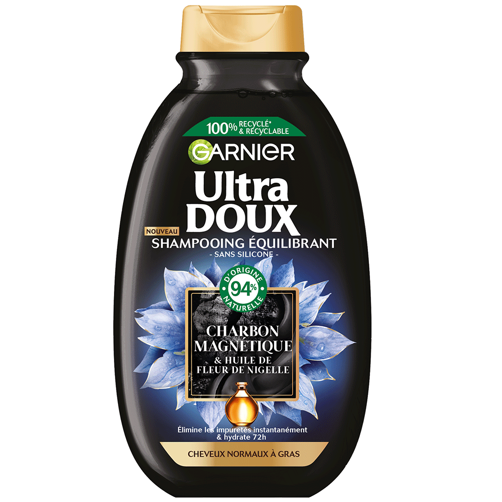 Ultra Doux Charbon Magnétique Shampoing Équilibrant Charbon Magnétique