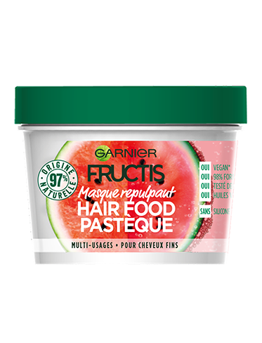Masque 3 en 1 Garnier Fructis Hair Food Pasteque