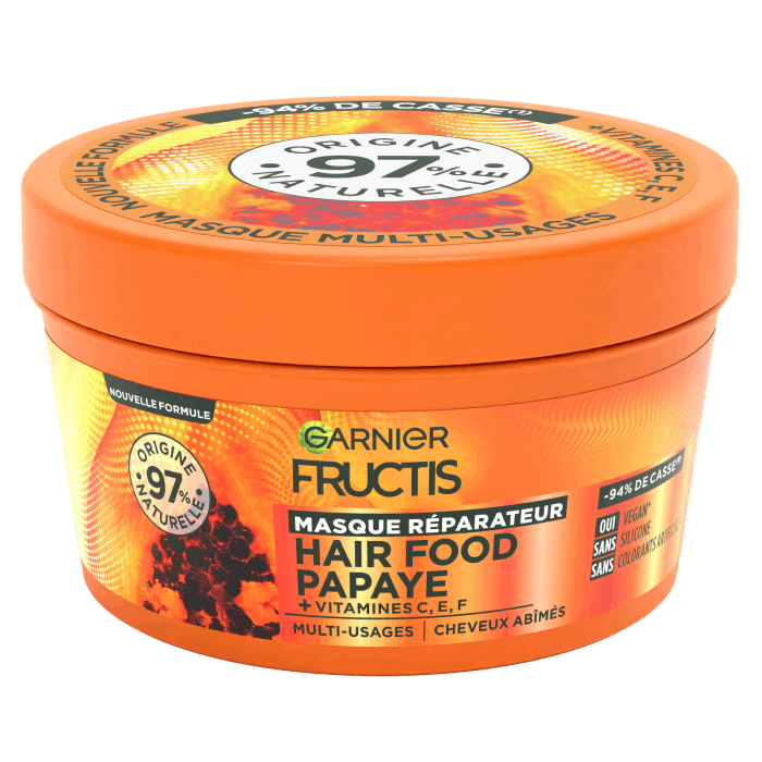 1372 GAR FRUCTIS HAIRFOOD PAPAYE MASQUE 3D