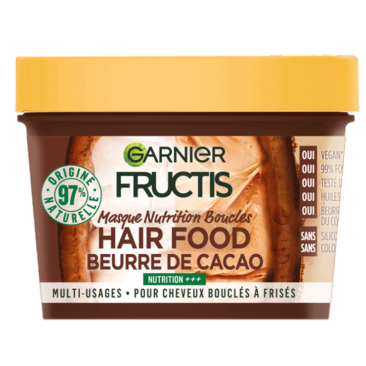 Fructis HAIR FOOD™ masque multiusages au beurre de cacao Garnier