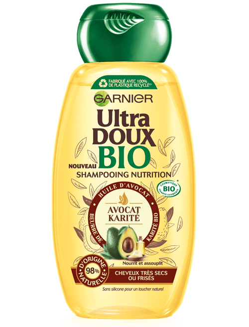 Shampooing Ultra DOUX BIO Avocat Karité
