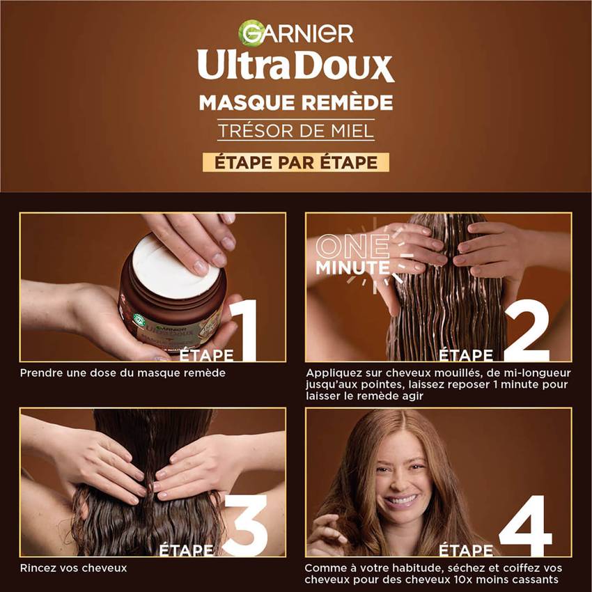 Ultra Doux, Trésors de Miel, Masque Soin du cheveu Garnier