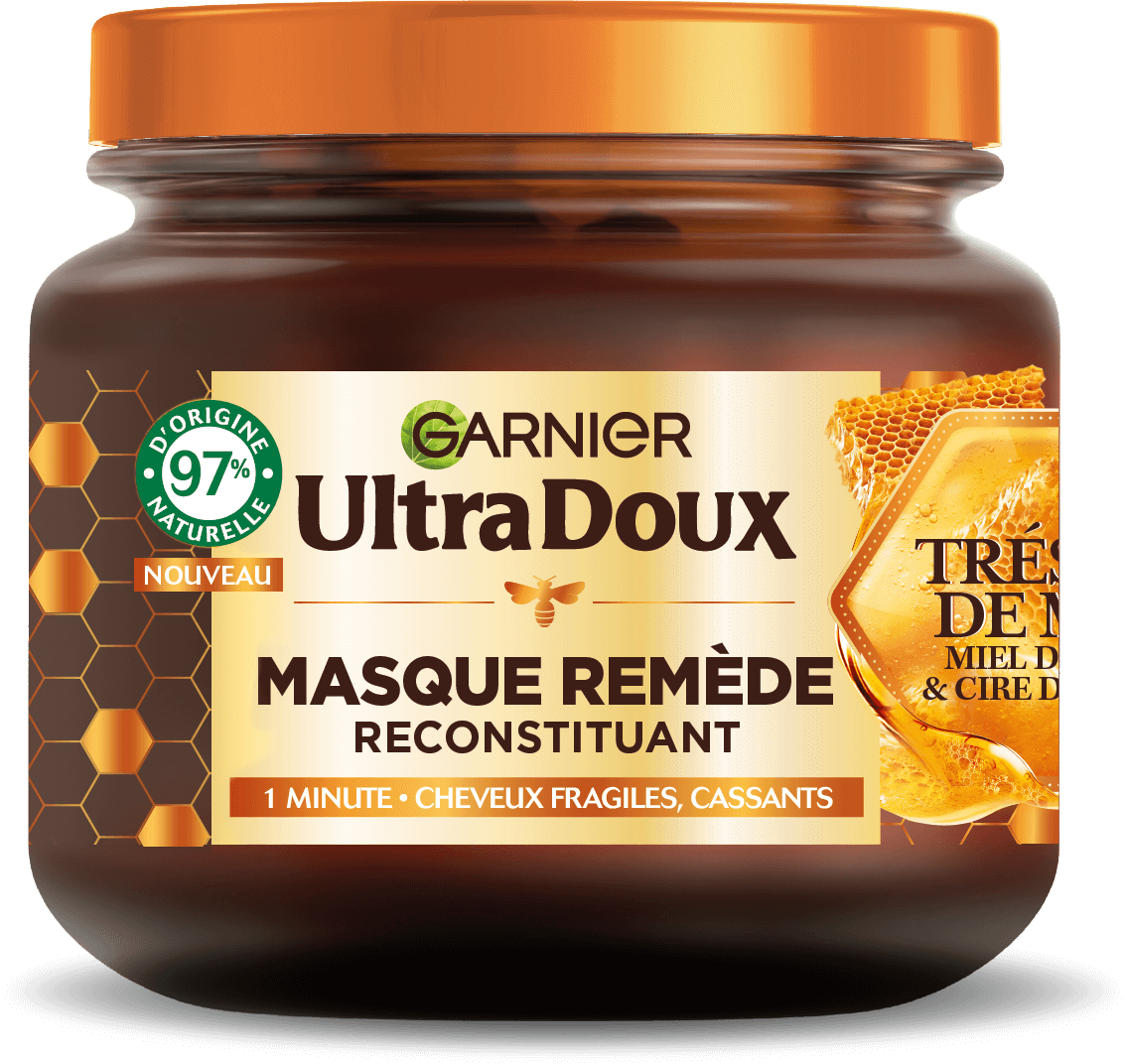 Garnier Ultra Doux Masque Revitalisant Intense Gingembre bio & Miel  d'Acacia