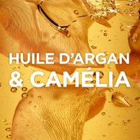 Arrière du pack produit Garnier Ultra Doux Huiles Merveilleuses Argan et Camélia pour cheveux secs
