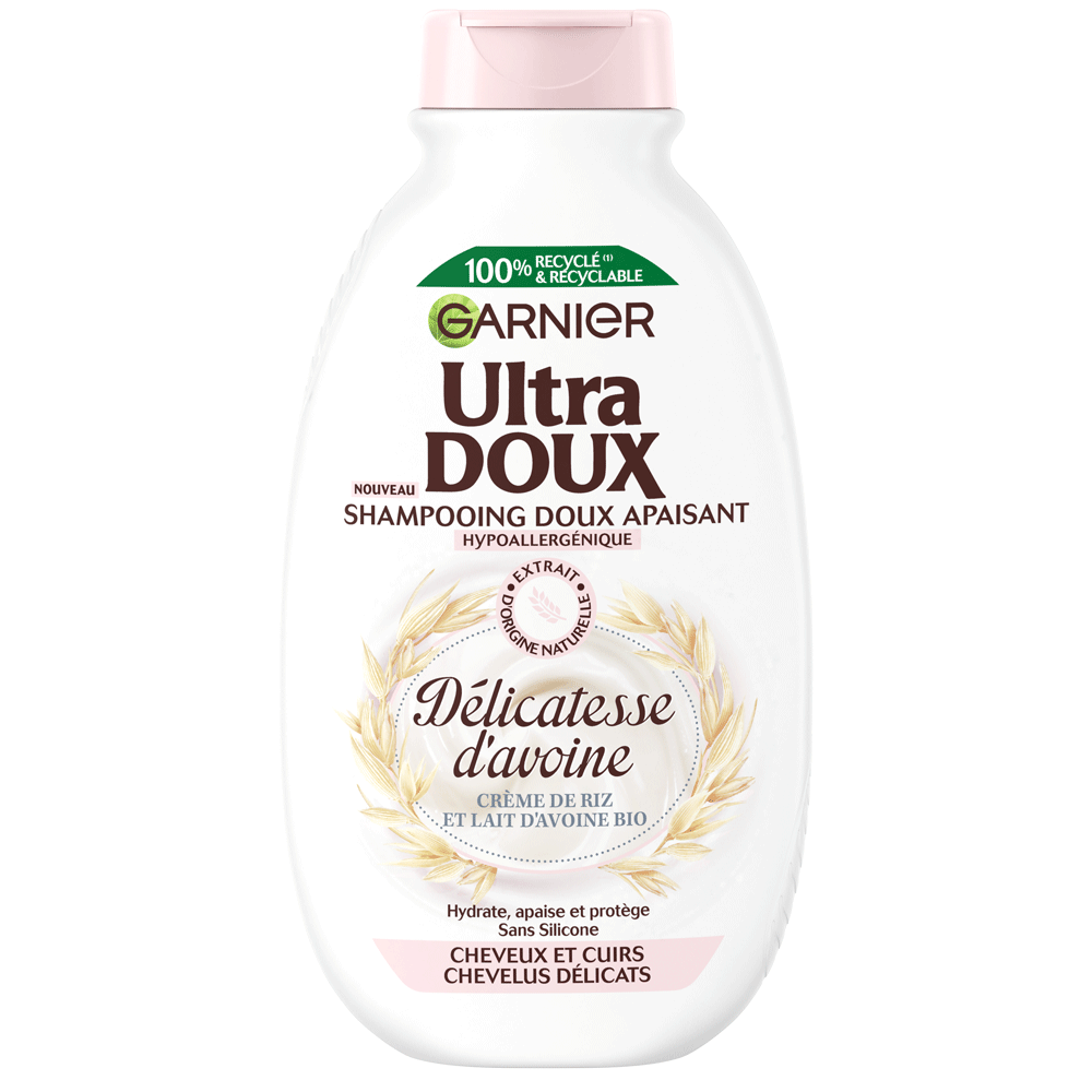 Shampoing délicatesse d'avoine - cheveux délicats, Ultra Doux (250 ml)