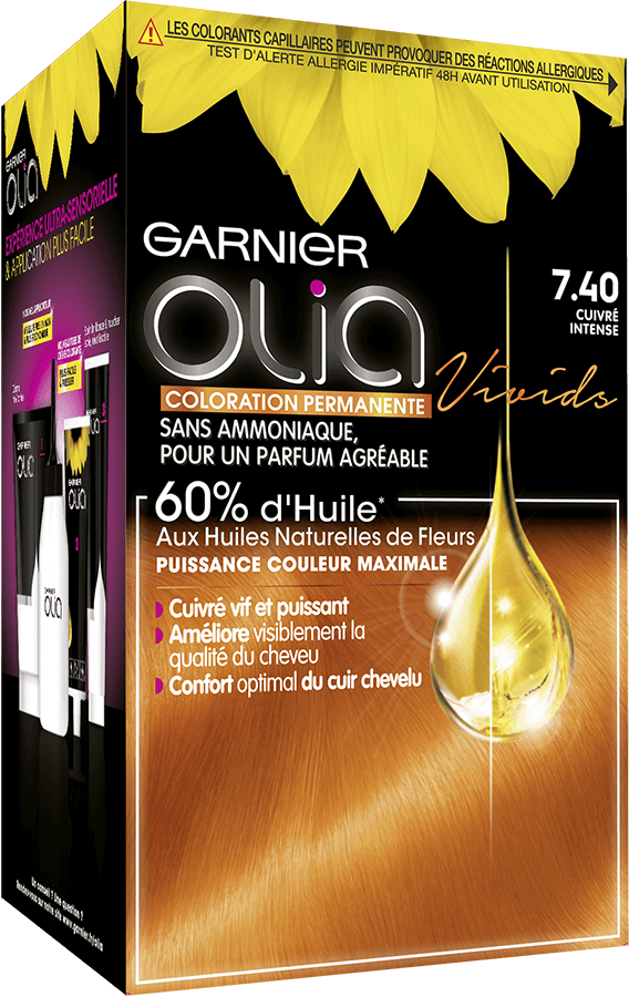 Coloration Cuivre Intense Olia 7 40 Garnier