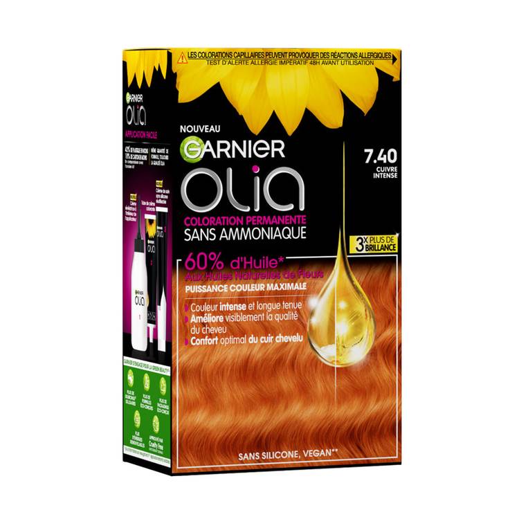 Coloration Cuivr Intense Olia 7 40 Garnier coloration-cuivr-intense-olia-7-40-garnier