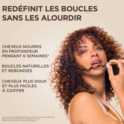 Lot De 3 Shampoings Garnier Ultra Doux Avocat & Karité 300 Ml - Neufs, Soin Nourrissant