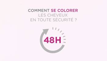 Etapes coloration test 48h allergie colorer cheveux sécurité Garnier