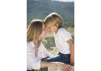 enfant, famille, maman