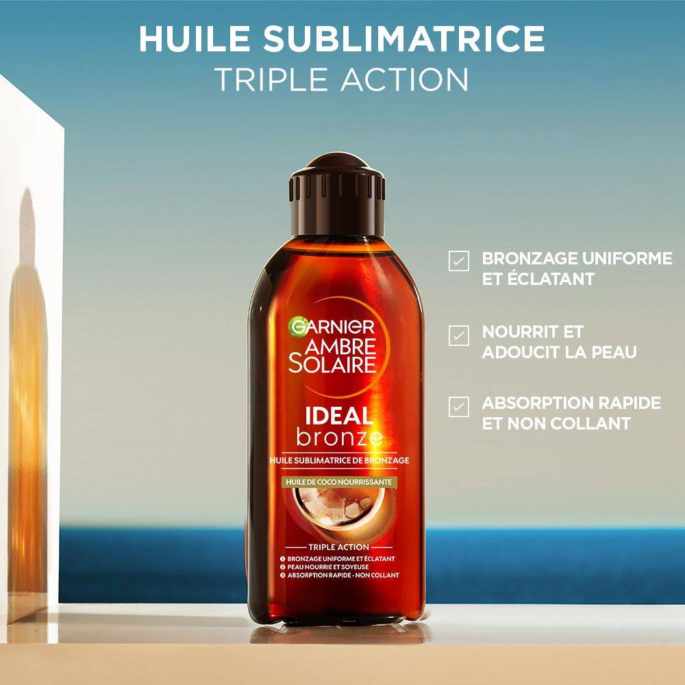 2 3084 GAR garnier ecom suncare idealbronze oil oct23 benefits V2