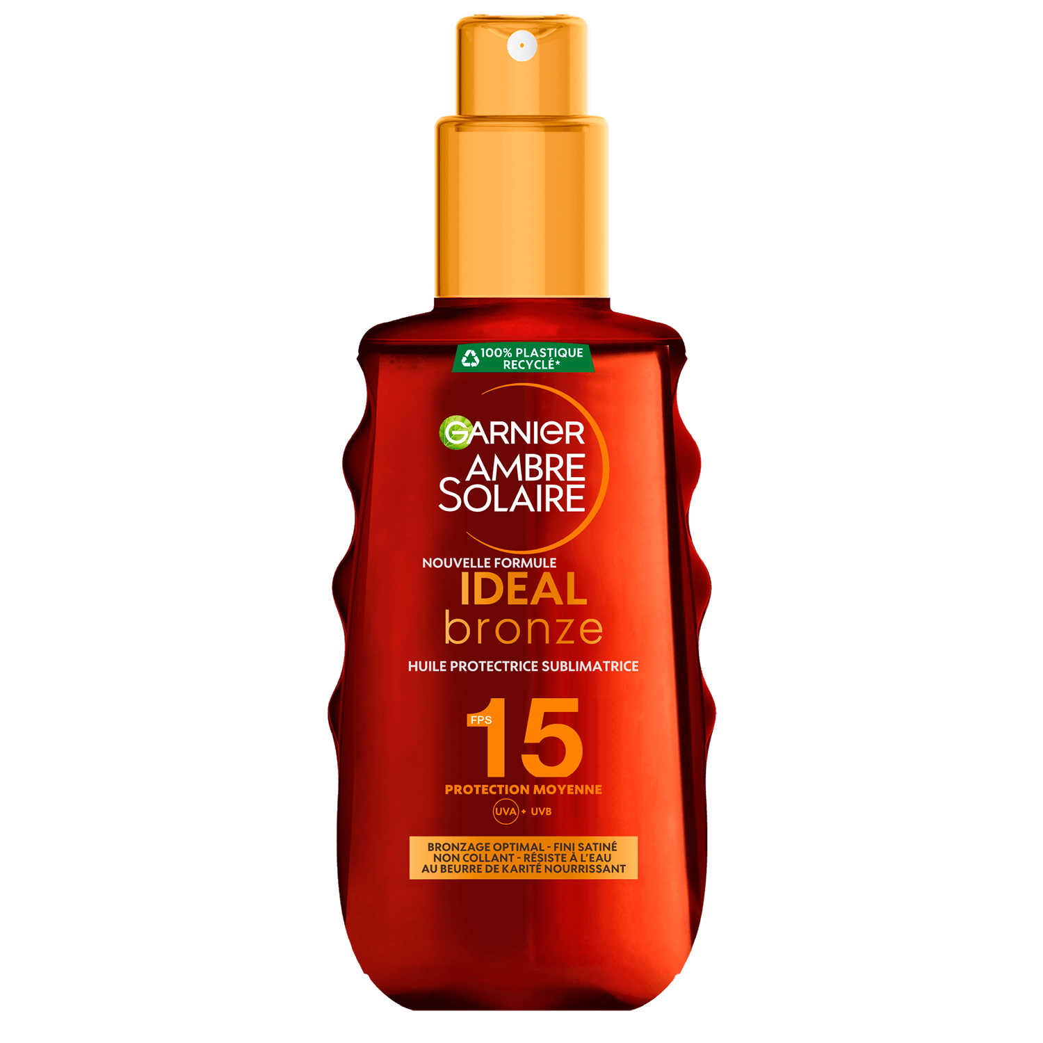 Huile protectrice sublimatrice de bronzage FPS15
