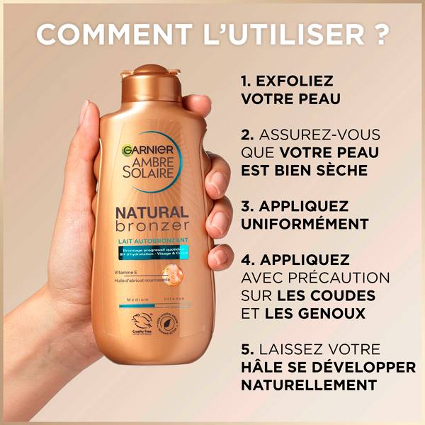 3445 GAR AS NaturalBronzerMilk EXTRA HowTo FR