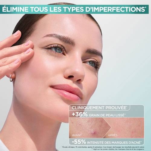 Exfoliant à l'acide salicylique - Café, noix & vitamine E - Peaux à imperfections - 50 ml main image 1