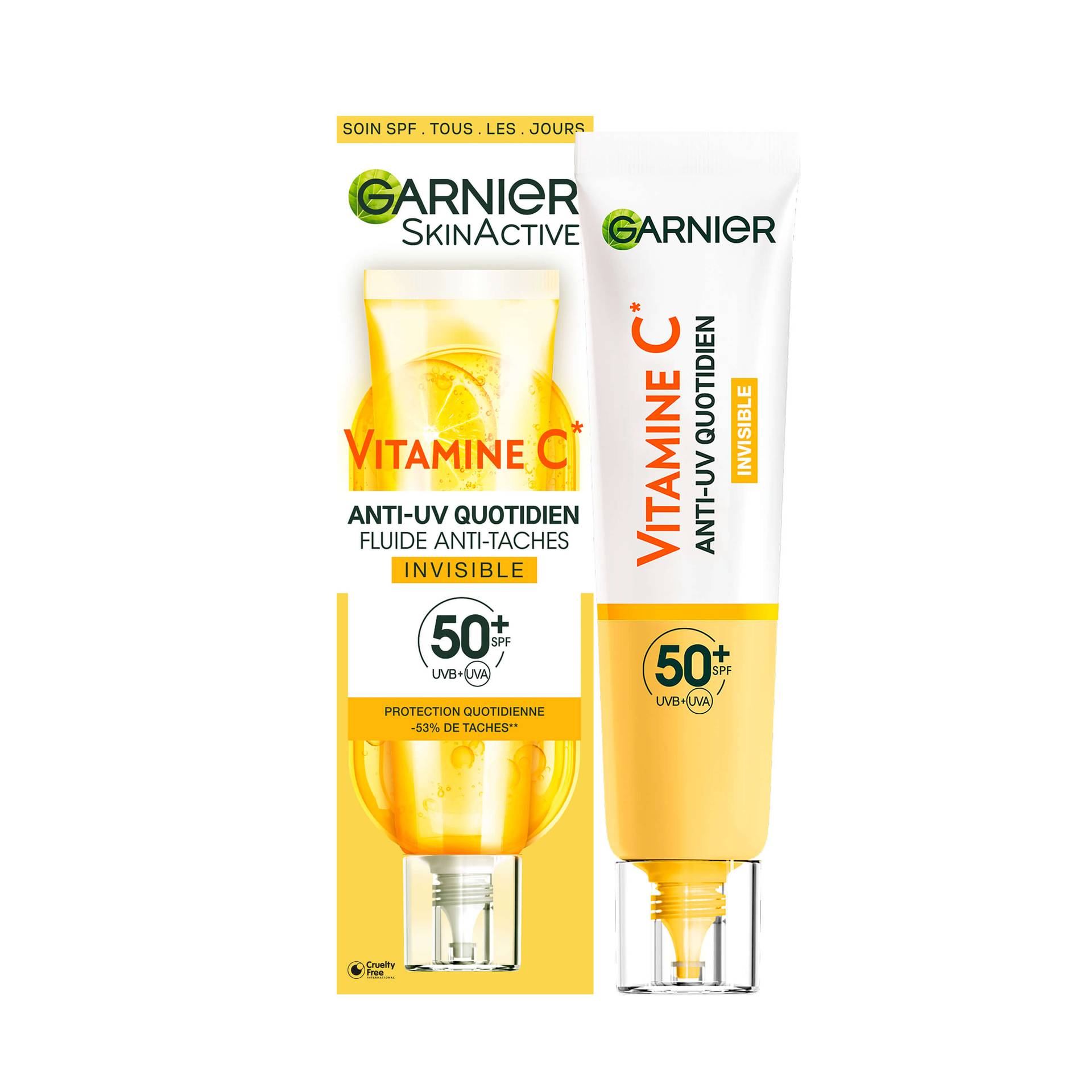 Fluide Anti-UV Quotidien Vitamine C – INVISIBLE